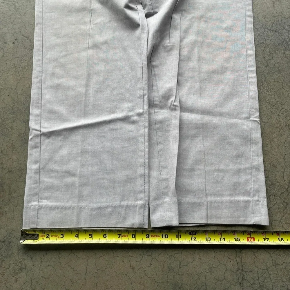 Vintage 70s/80s farah light grey/white trouser pants Scovill zipper 36